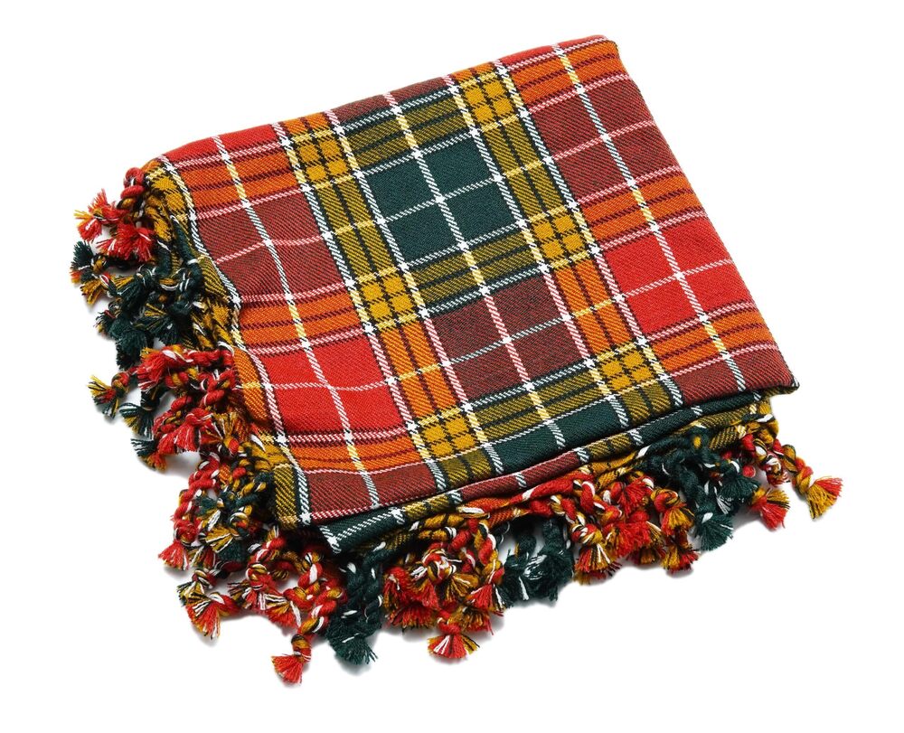 4553 Scottish 's Kilt Tartan Fly Plaid Buchanan Ancient